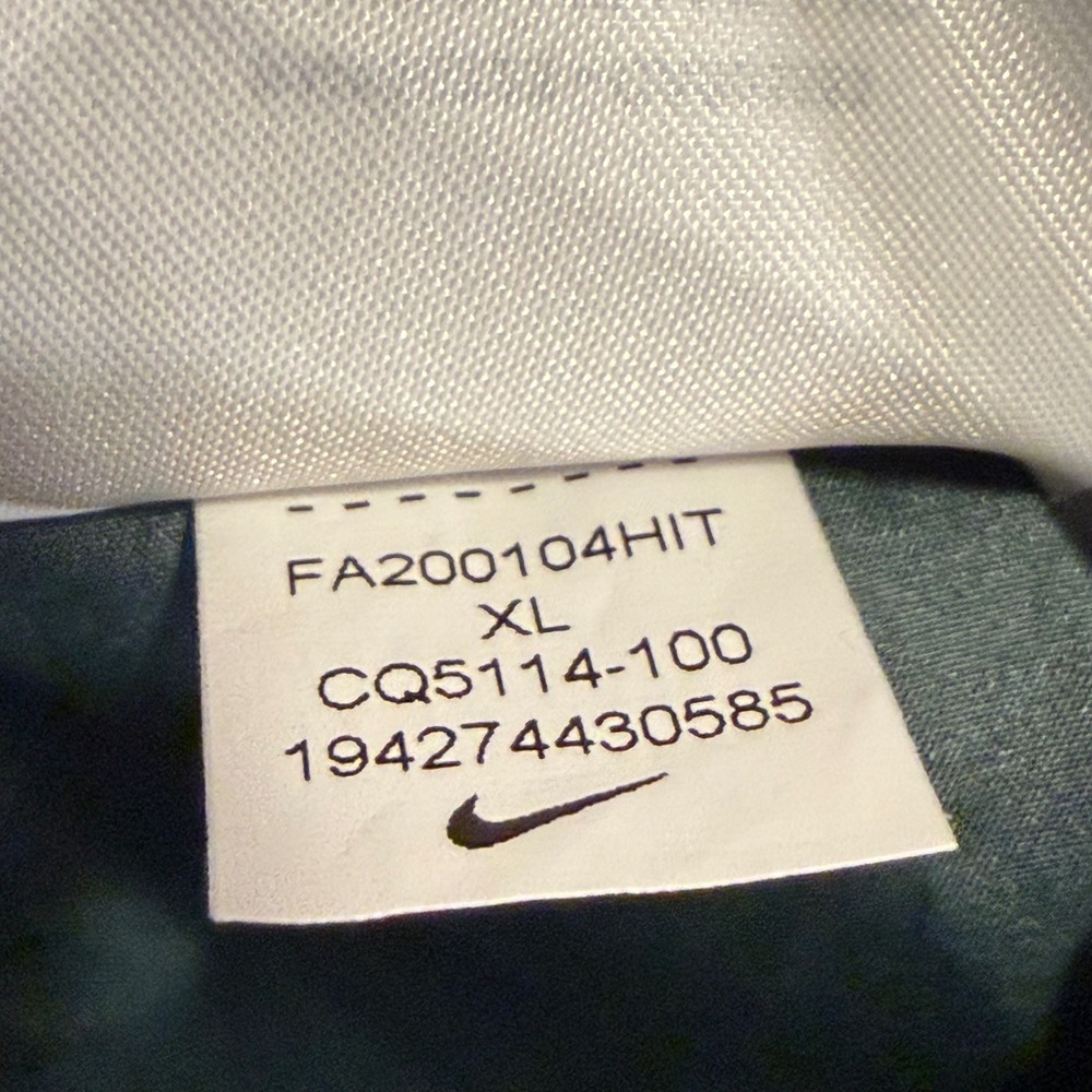 Nike Michigan State Spartans Windbreaker XL Quarter Zip Player Issued On Field - Picture 6 of 10